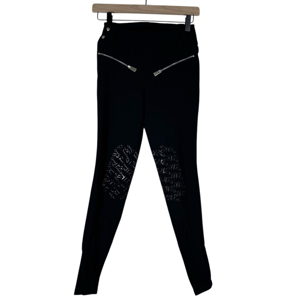 NWT Reigns by Savannah Fellers Katherine Riding Breeches Black Equestrian XS